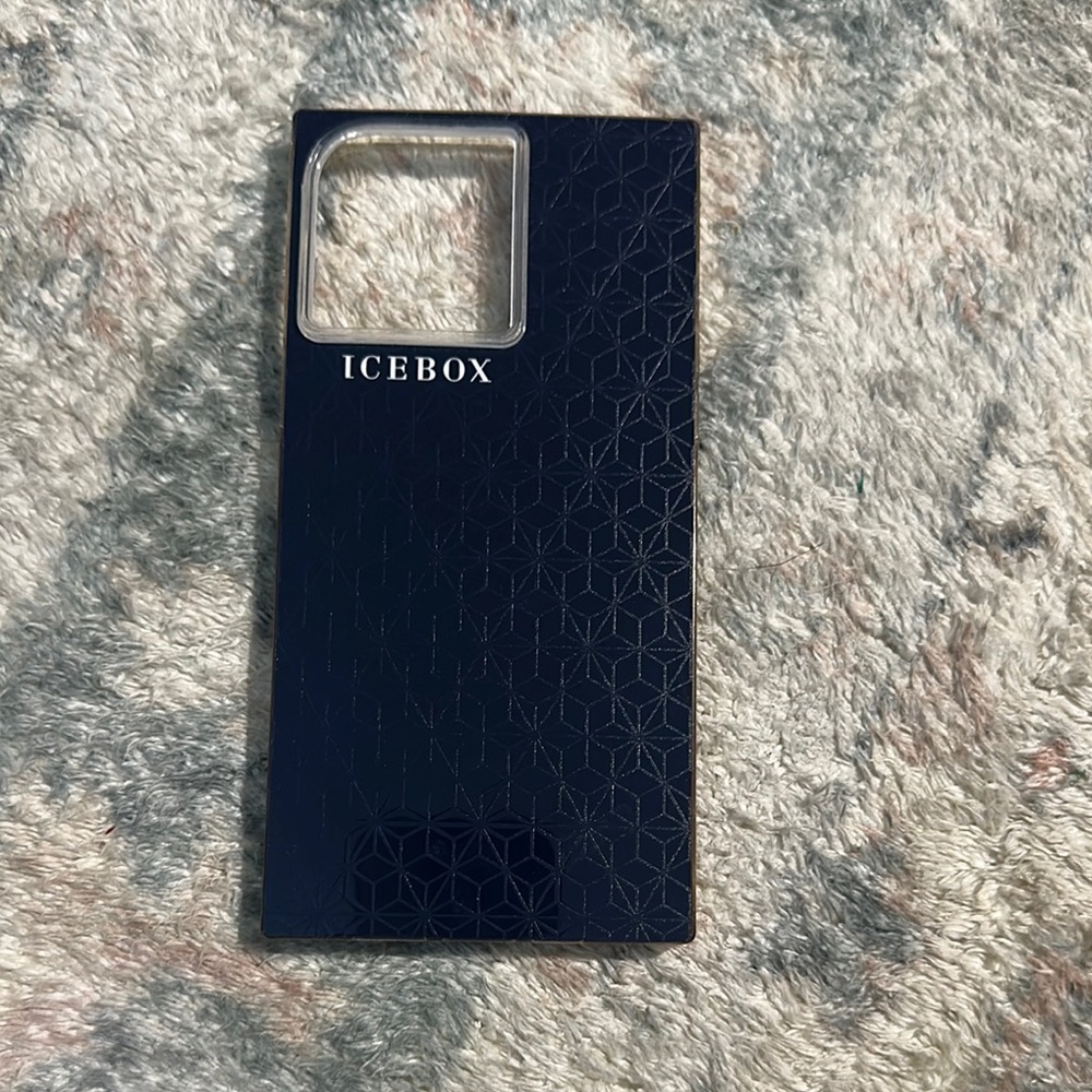 Navy Icebox iPhone 14 Pro Max Case
